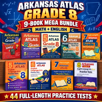 Arkansas ATLAS Grade 8 Math & ELA Mega Bundle