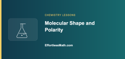Molecular Shape and Polarity: Why Bond Dipoles May Cancel