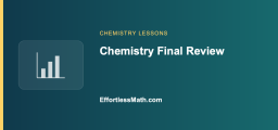 Chemistry Final Review: Use Mistakes to Choose Your Next Practice