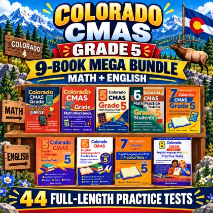 Colorado CMAS Grade 5 Math & ELA Mega Bundle