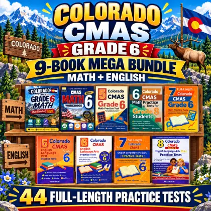 Colorado CMAS Grade 6 Math & ELA Mega Bundle