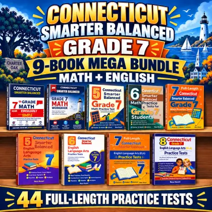 Connecticut Smarter Balanced Grade 7 Math & ELA Mega Bundle