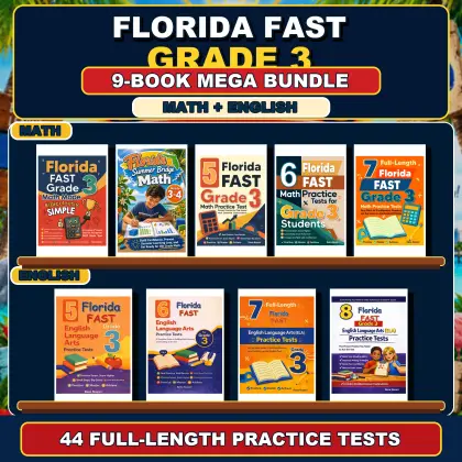 Florida FAST Grade 3 Math & ELA Mega Bundle