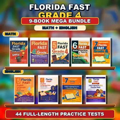 Florida FAST Grade 4 Math & ELA Mega Bundle