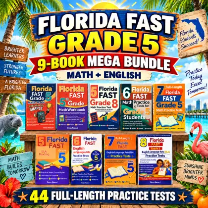 Florida FAST Grade 5 Math & ELA Mega Bundle
