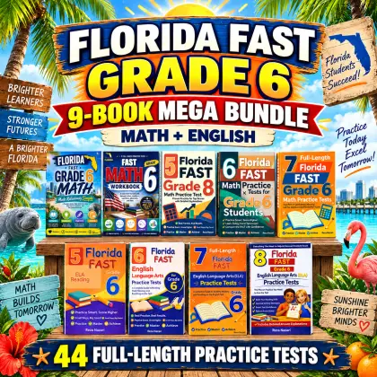 Florida FAST Grade 6 Math & ELA Mega Bundle