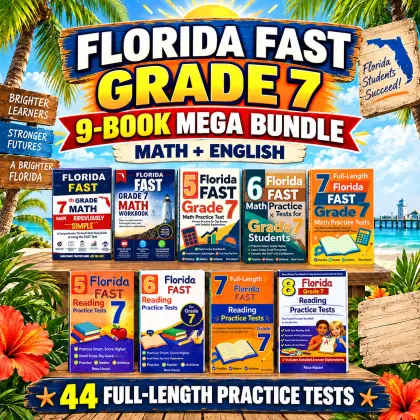 Florida FAST Grade 7 Math & ELA Mega Bundle