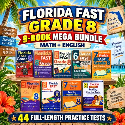 Florida FAST Grade 8 Math & ELA Mega Bundle