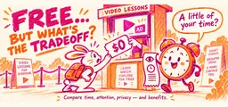 Zero Money Price vs. Economic Cost: Why Free Has Tradeoffs