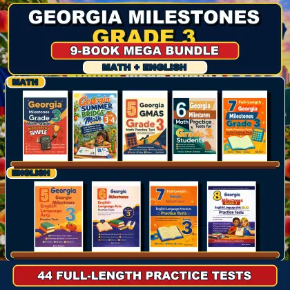 Georgia Milestones Grade 3 Math & ELA Mega Bundle