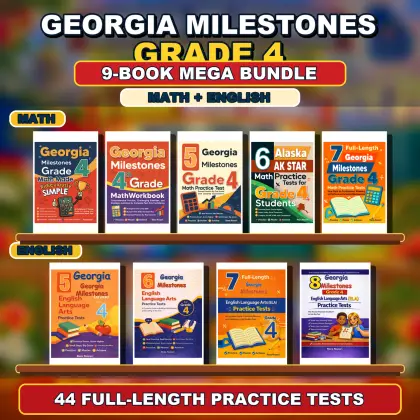 Georgia Milestones Grade 4 Math & ELA Mega Bundle
