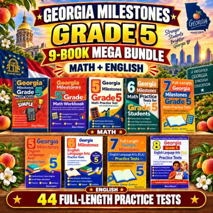 Georgia Milestones Grade 5 Math & ELA Mega Bundle