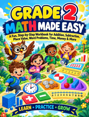 Grade 2 Math Made Easy book cover
