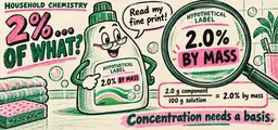 Household Chemistry: Soap and Concentration Labels