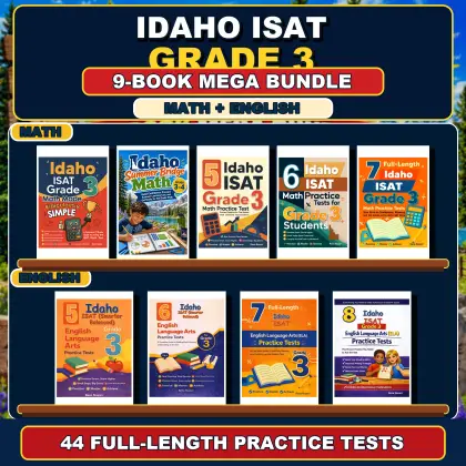 Idaho ISAT Grade 3 Math & ELA Mega Bundle