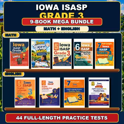 Iowa ISASP Grade 3 Math & ELA Mega Bundle