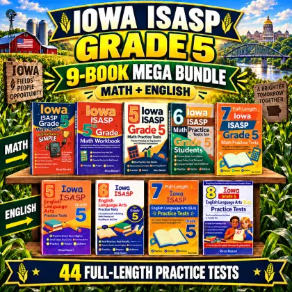 Iowa ISASP Grade 5 Math & ELA Mega Bundle