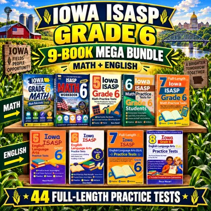 Iowa ISASP Grade 6 Math & ELA Mega Bundle