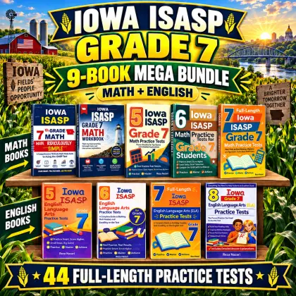 Iowa ISASP Grade 7 Math & ELA Mega Bundle