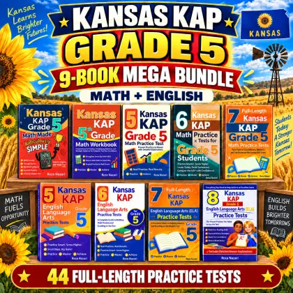 Kansas KAP Grade 5 Math & ELA Mega Bundle