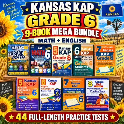 Kansas KAP Grade 6 Math & ELA Mega Bundle
