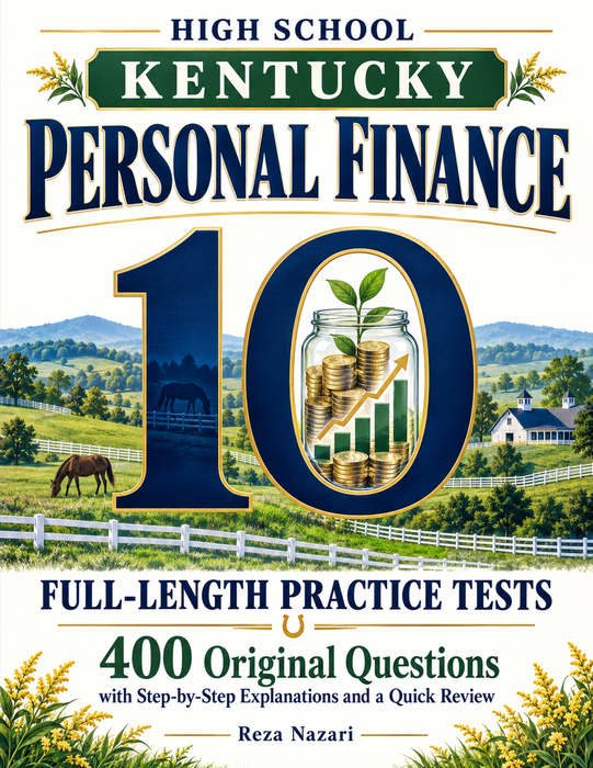 10 Full-Length Kentucky Personal Finance Practice Tests cover
