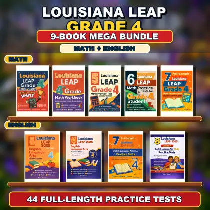 Louisiana LEAP Grade 4 Math & ELA Mega Bundle