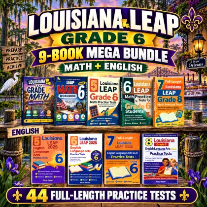Louisiana LEAP Grade 6 Math & ELA Mega Bundle