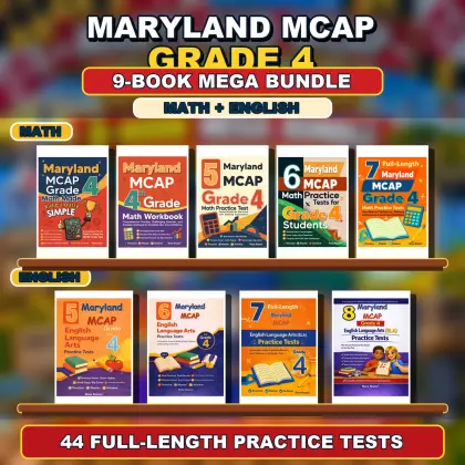 Maryland MCAP Grade 4 Math & ELA Mega Bundle