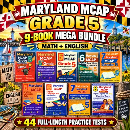 Maryland MCAP Grade 5 Math & ELA Mega Bundle
