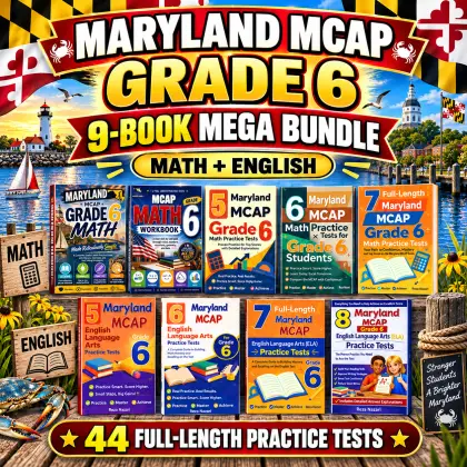Maryland MCAP Grade 6 Math & ELA Mega Bundle