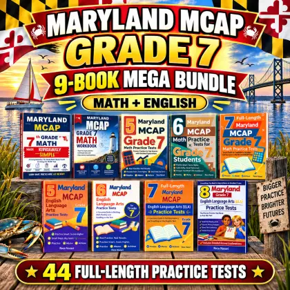 Maryland MCAP Grade 7 Math & ELA Mega Bundle