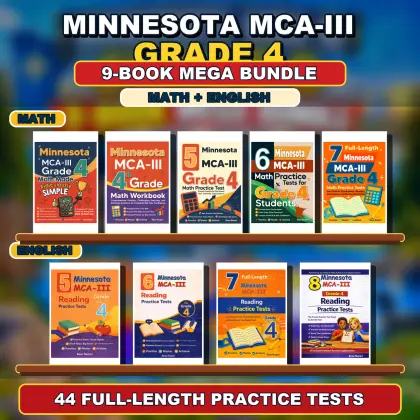 Minnesota MCA III Grade 4 Math & ELA Mega Bundle