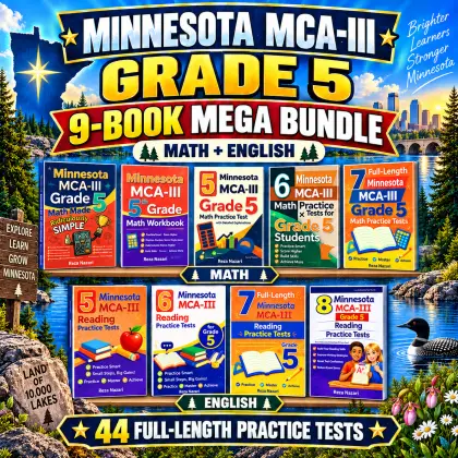 Minnesota MCA-III Grade 5 Math & ELA Mega Bundle