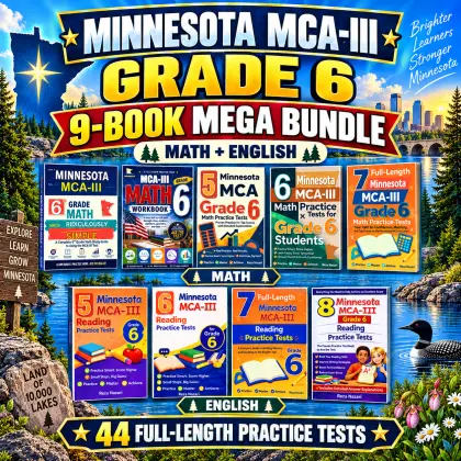 Minnesota MCA-III Grade 6 Math & ELA Mega Bundle