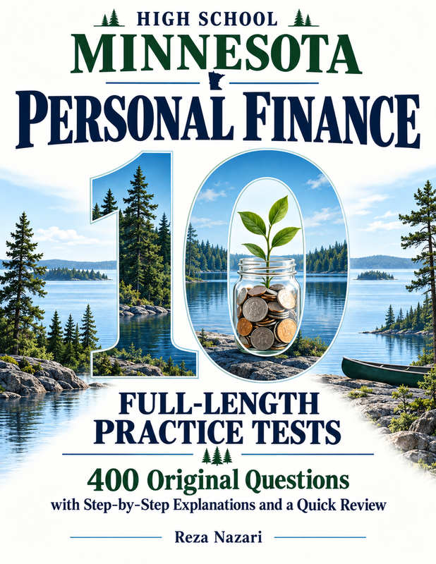 10 Full-Length Minnesota Personal Finance Practice Tests cover