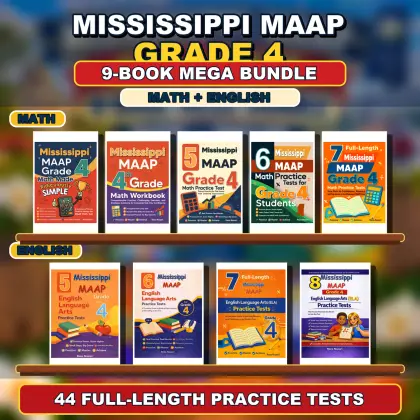Mississippi MAAP Grade 4 Math & ELA Mega Bundle