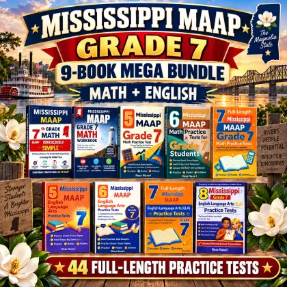 Mississippi MAAP Grade 7 Math & ELA Mega Bundle