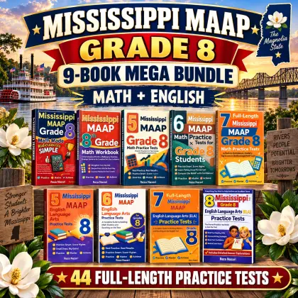 Mississippi MAAP Grade 8 Math & ELA Mega Bundle