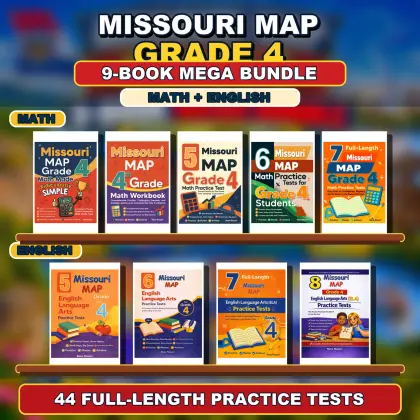 Missouri MAP Grade 4 Math & ELA Mega Bundle