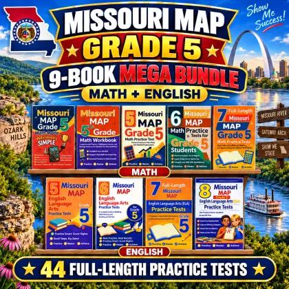 Missouri MAP Grade 5 Math & ELA Mega Bundle
