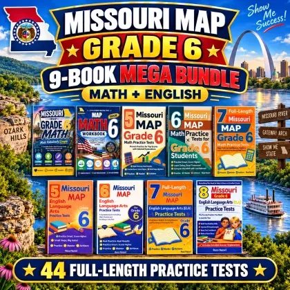 Missouri MAP Grade 6 Math & ELA Mega Bundle