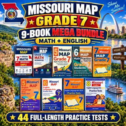 Missouri MAP Grade 7 Math & ELA Mega Bundle