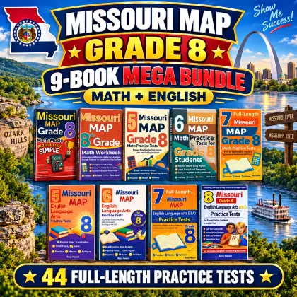 Missouri MAP Grade 8 Math & ELA Mega Bundle