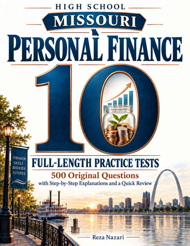10 Full-Length Missouri Personal Finance Practice Tests cover