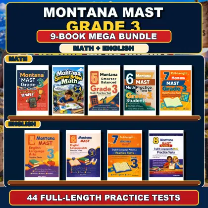 Montana MAST Grade 3 Math & ELA Mega Bundle