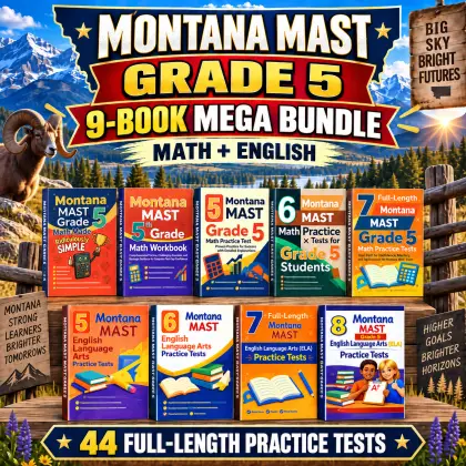 Montana MAST Grade 5 Math & ELA Mega Bundle