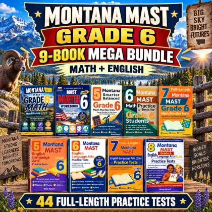 Montana MAST Grade 6 Math & ELA Mega Bundle