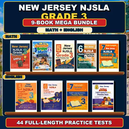 New Jersey NJSLA Grade 3 Math & ELA Mega Bundle