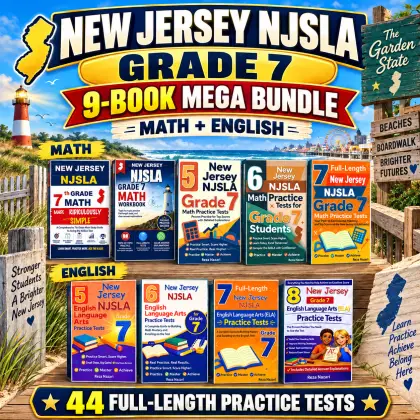 New Jersey NJSLA Grade 7 Math & ELA Mega Bundle